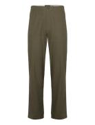 Petite Twill Jay Pants Bottoms Trousers Formal Green Mads Nørgaard