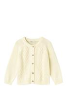 Nmfkaja Ls Knit Card Lil Tops Knitwear Cardigans Yellow Lil'Atelier