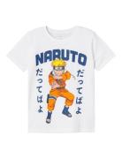 Nkmmacar Naruto Ss Top Noos Sky Tops T-shirts Short-sleeved White Name...