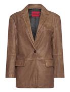 Lasabella Nahkatakki Brown HUGO