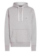 Essential Fleece Hoody Tops Sweat-shirts & Hoodies Hoodies Grey Tommy ...