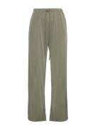 Mschadelona Lynette Pants Bottoms Trousers Wide Leg Khaki Green MSCH C...