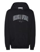 Backstage Applique Hoodie Tops Sweat-shirts & Hoodies Hoodies Black BL...