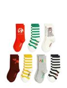 Mini Rodini Society 7-Pack Socks Sukat Multi/patterned Mini Rodini