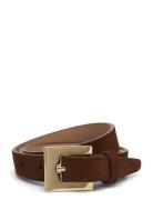 Slim Suede Belt Vyö Brown GANT