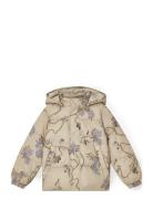 Tree Of Life Puffer Jacket Toppatakki Beige Garbo&Friends