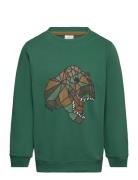 Tnlazaron Sweatshirt Tops Sweat-shirts & Hoodies Sweat-shirts Green Th...