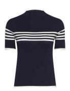 Discovery Logo T-Shirt Tops Knitwear Jumpers Navy Mango