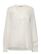 Cwricheloa - Shirt Tops Blouses Long-sleeved Cream Claire Woman