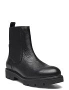 Biaothilia Chelsea Boot Tumbled Leather Shoes Chelsea Boots Black Bian...