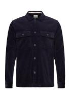 Akoscar Cord Overshirt Tops Overshirts Navy Anerkjendt