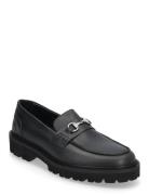 Lightweight Chunky Horsebit Loafer - Black Loaferit Matalat Kengät Bla...