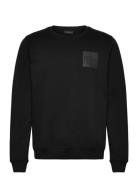 Jake Organic Crew Tops Sweat-shirts & Hoodies Sweat-shirts Black Clean...