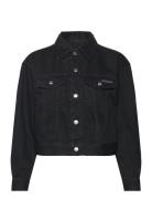 Hero 90S Trucker Jacket Farkkutakki Denimtakki Black Calvin Klein Jean...