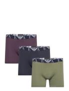 Men's Knit 3-Pack Boxer Bokserit Navy Emporio Armani