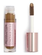 Revolution Conceal & Define Concealer C14 Peitevoide Meikki Brown Make...