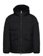 Rockie Utility Hooded Jacket Vuorillinen Takki Topattu Takki Black Tom...