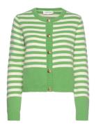 Stine Cardigan Tops Knitwear Cardigans Green Fabienne Chapot