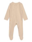 Baby Full Bodysuit Pitkähihainen Body Beige Gugguu