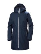 W Westport Ins Coat Topattu Pitkä Takki Navy Helly Hansen