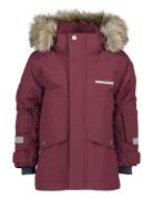 Bjärven Kids Parka 3 Parka Takki Burgundy Didriksons