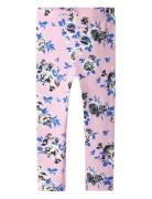 Nmfvivian Aop Legging Bottoms Leggings Pink Name It
