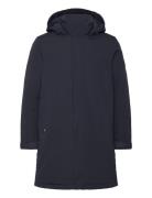 Tech Padded Parka Parka Takki Navy Tommy Hilfiger