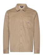 M Corduroy Shirt Ls Designers Shirts Casual Beige Dickies