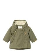 Nbmgodo Padded Loose Jacket Fo Lil Parka Takki Khaki Green Lil'Atelier