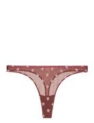 Mesh Thong Stringit Alusvaatteet Brown Understatement Underwear