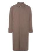 Cotton Gabardine Car Coat Trenssi Takki Brown Filippa K