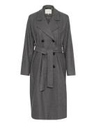 Kafanny Long Coat Outerwear Coats Winter Coats Grey Kaffe