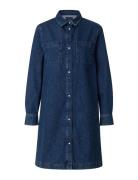 Isabel Denim Dress Lyhyt Mekko Blue Lexington Clothing