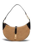 Polo Id Suede Mini Shoulder Bag Bags Top Handle Bags Brown Polo Ralph ...