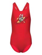 Adidas Disney Mickey & Friends Swim Suit Uimapuku Uima-asut Red Adidas...