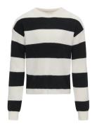 Kogfranca Life Short L/S Stripe Knt Noos Tops Knitwear Pullovers Multi...