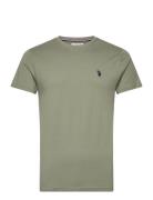 Uspa T-Shirt Arjun Men Tops T-shirts Short-sleeved Green U.S. Polo Ass...