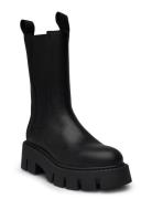 Cph139 Vitello Black Shoes Boots Ankle Boots Ankle Boots Flat Heel Bla...