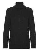 Jerry Knit Tops Knitwear Turtleneck Black Noella