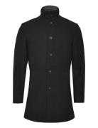 Bs Ontario Slim Fit Coat Villakangastakki Pitkä Takki Black Bruun & St...