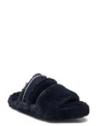 Hilfiger Fur Basics Slipper Aamutossut Tohvelit Navy Tommy Hilfiger