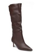 Lavan Boots Korkeavartiset Saapikkaat Brown Steve Madden