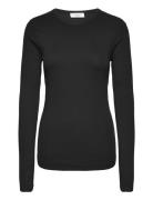 Bs Margrethe Regular Fit Top Tops Shirts Long-sleeved Black Bruun & St...