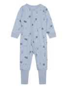 Hcmanu - All-In- Pyjama Sie Jumpsuit Haalari Blue Hust & Claire