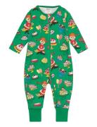 Yummy Pyjamas Pyjama Sie Jumpsuit Haalari Green Martinex