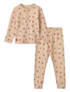 Wilhelm Printed Pyjamas Set Pyjamasetti Pyjama Pink Liewood