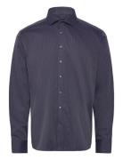 Bs Teague Modern Fit Shirt Tops Shirts Business Navy Bruun & Stengade