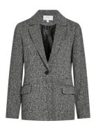 Vievie L/S Blazer Blazers Single Breasted Blazers Black Vila