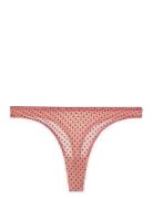 Mesh Thong Stringit Alusvaatteet Pink Understatement Underwear