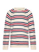 Raglan Sweater Tops Knitwear Pullovers Multi/patterned FUB